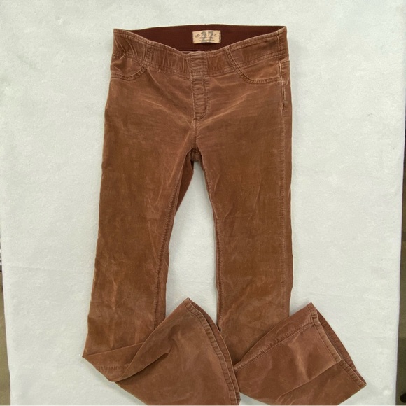 We The Free Orange Jayde Corduroy Flare Pants 27 - Picture 1 of 10
